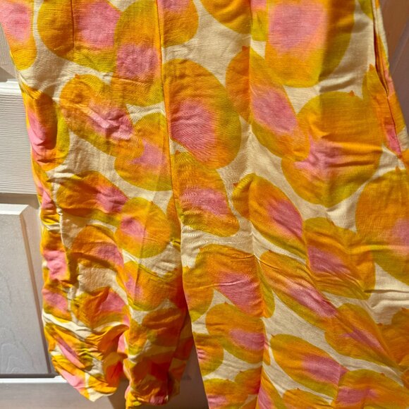 Mixed by Nasrin Blush Mango Wide Leg Jumpsuit - Picture 3 of 3